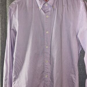 Men's Purple Button-Down Shirt